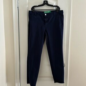 United Colors of Benetton Navy Chinos (Size 8)